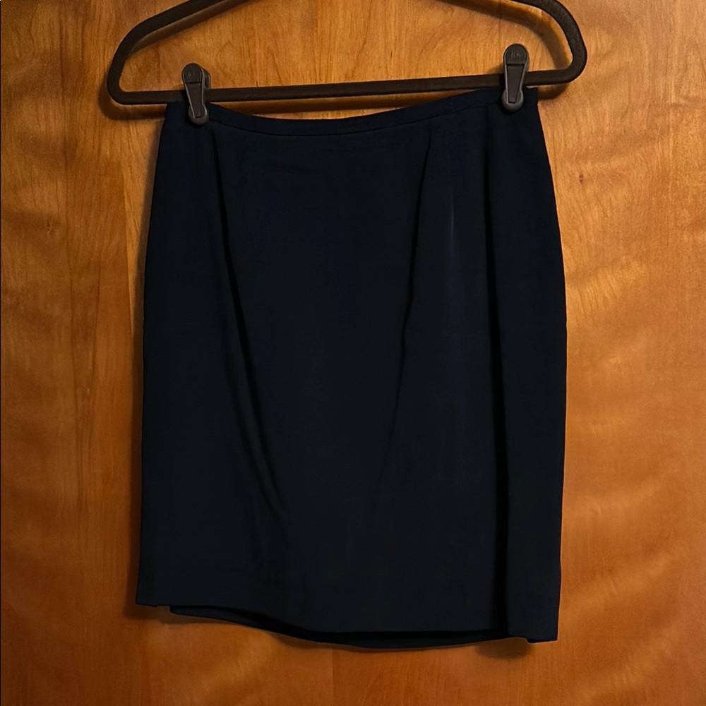 Dana Buchman Petite Navy Mini Skirt